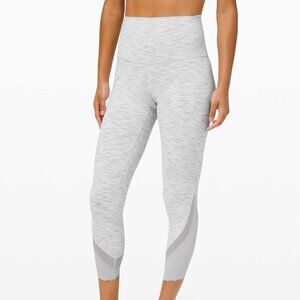 Lululemon Wunder Under Crop High-Rise *Roll Down Scallop Luxtreme 23" - 10